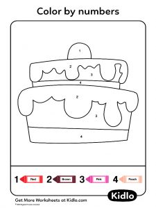 Color By Numbers - Coloring Pages Worksheet #45 - Kidlo.com