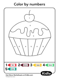 Color By Numbers - Coloring Pages Worksheet #49 