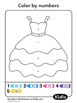 Color By Numbers - Coloring Pages Worksheet #49 