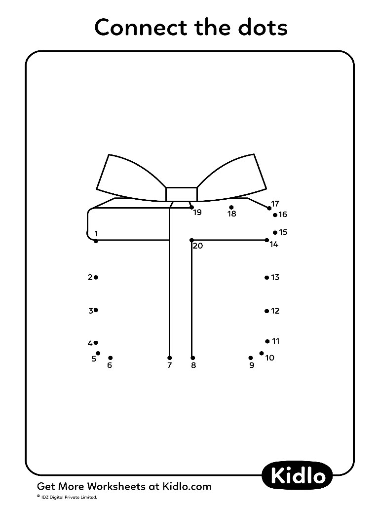connect the dots 1 20 activity worksheet 16 kidlocom